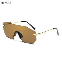 Load image into Gallery viewer, Rimless Black Sunglasses Kdeam